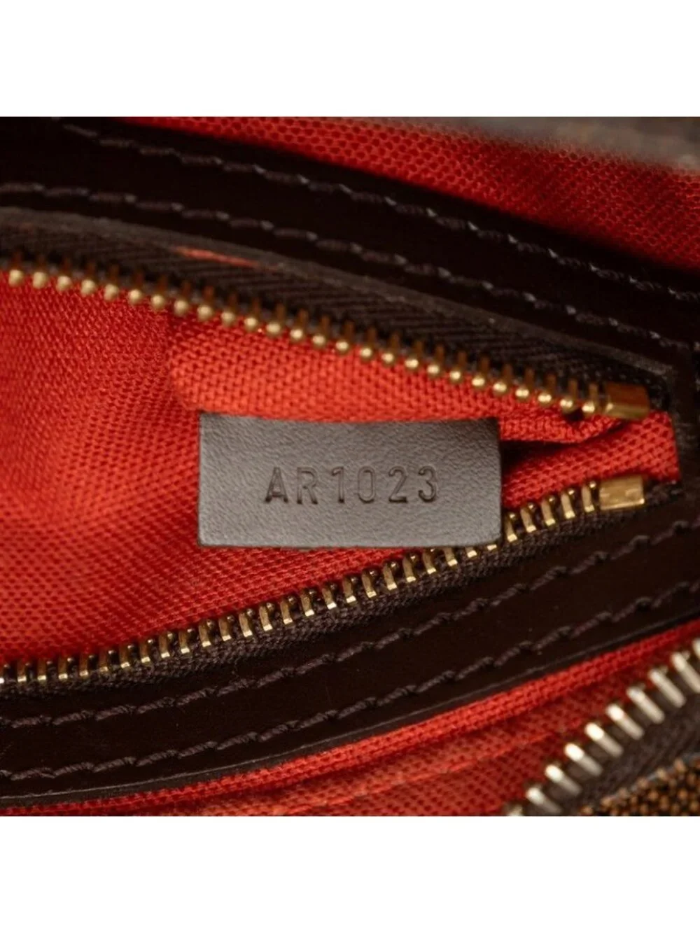 Louis Vuitton Damier Trotteur Crossbody Shoulder Bag Brown Leather